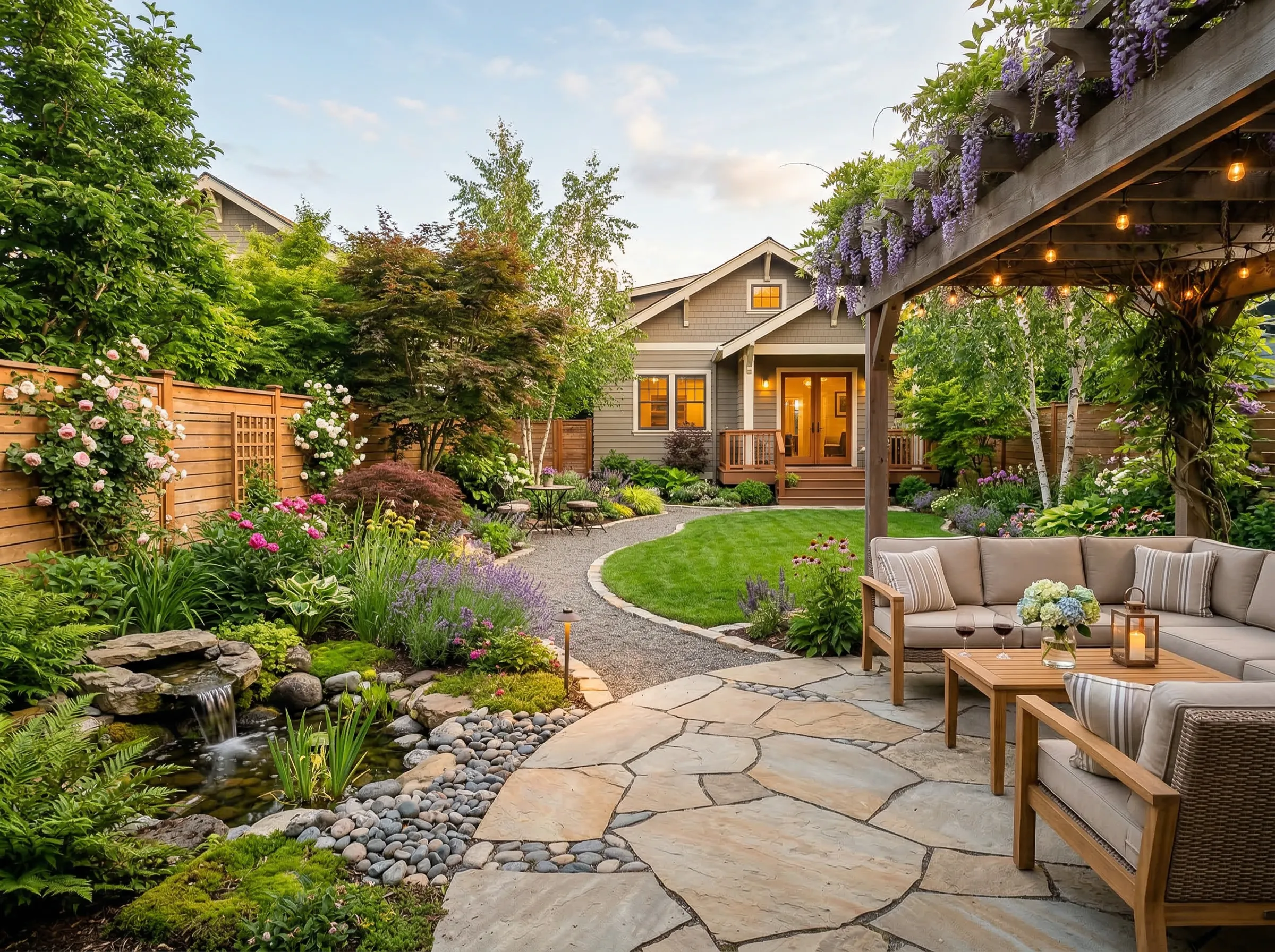 Beautiful garden design Charleston SC