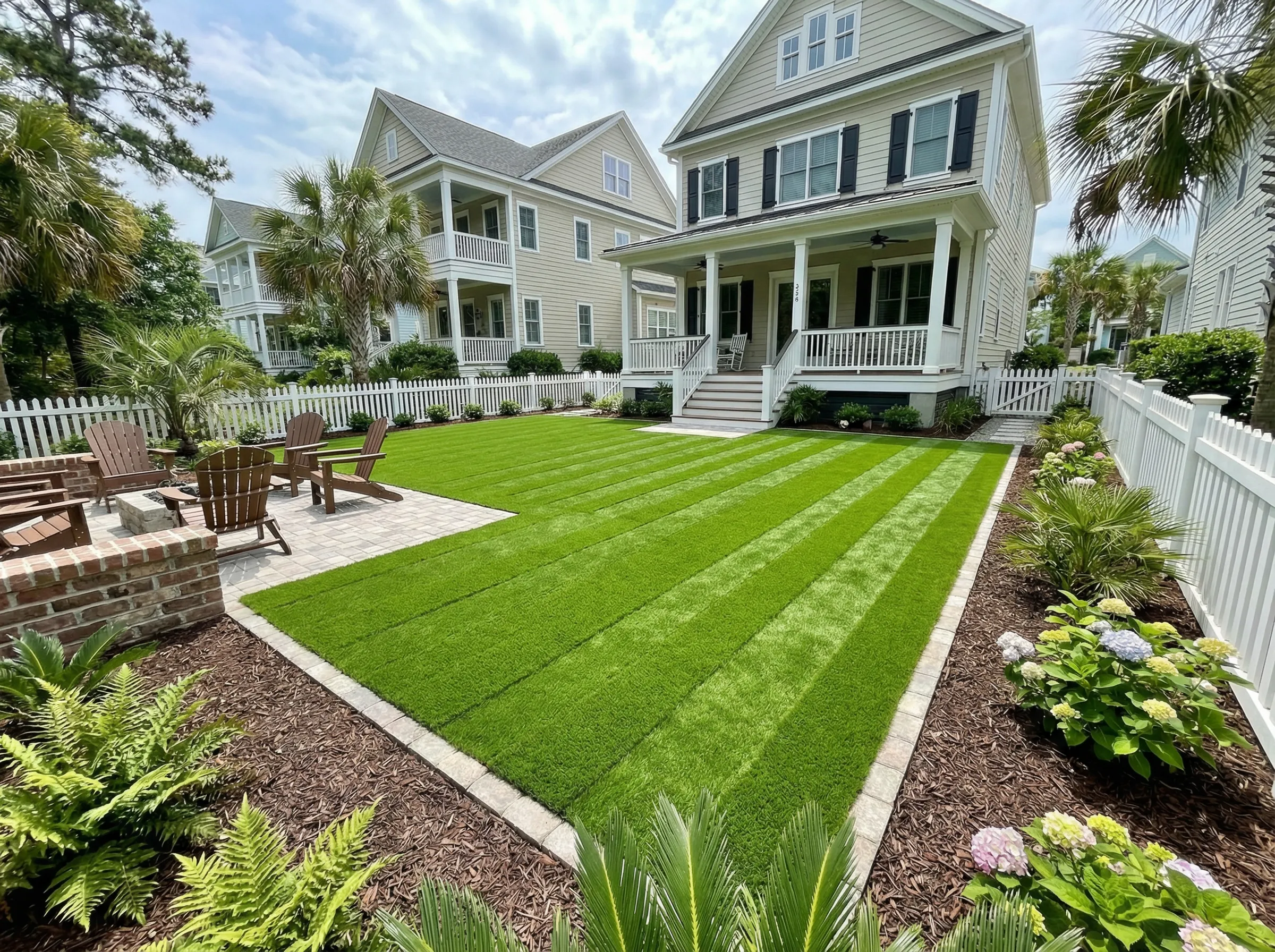 Mulch installation Charleston