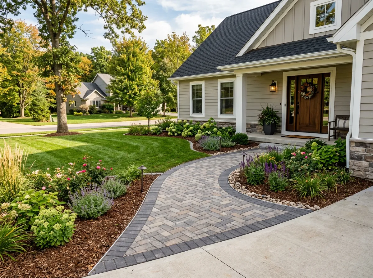 Paver walkway design Charleston SC