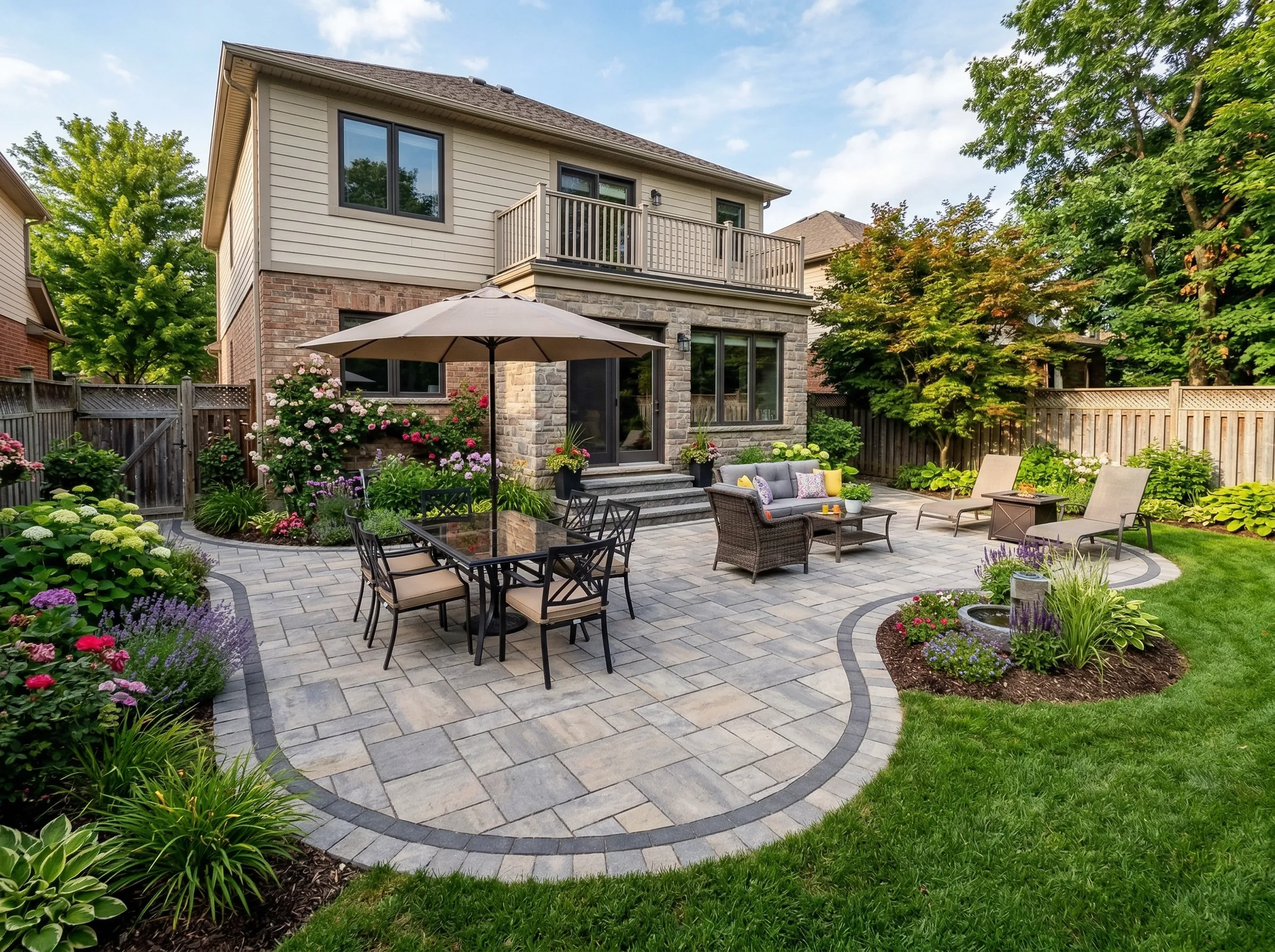 Landscaping and hardscaping project by Shaped Landscaping Charleston SC