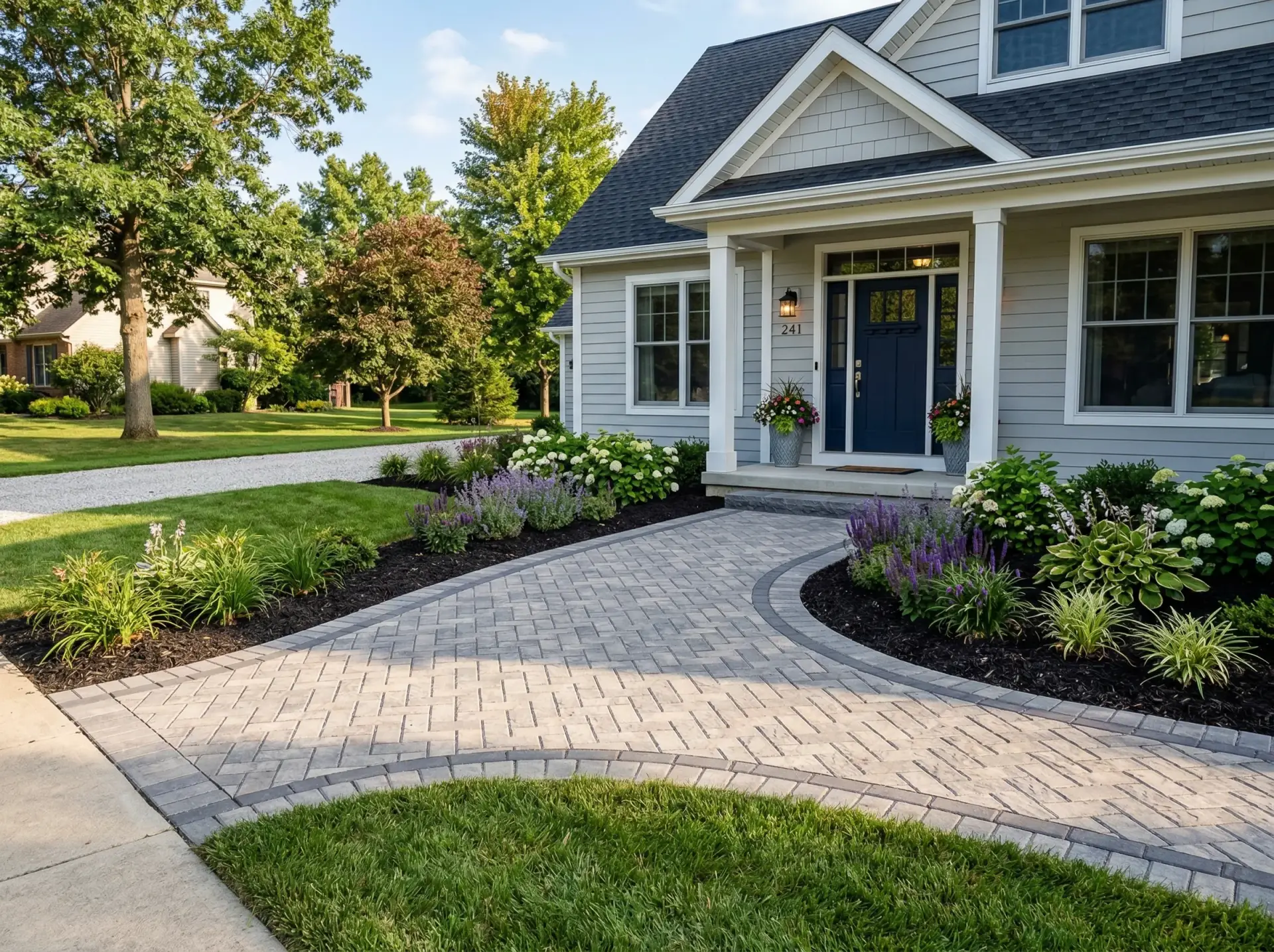 Hardscape installation in Folly Beach SC by Shaped Landscaping