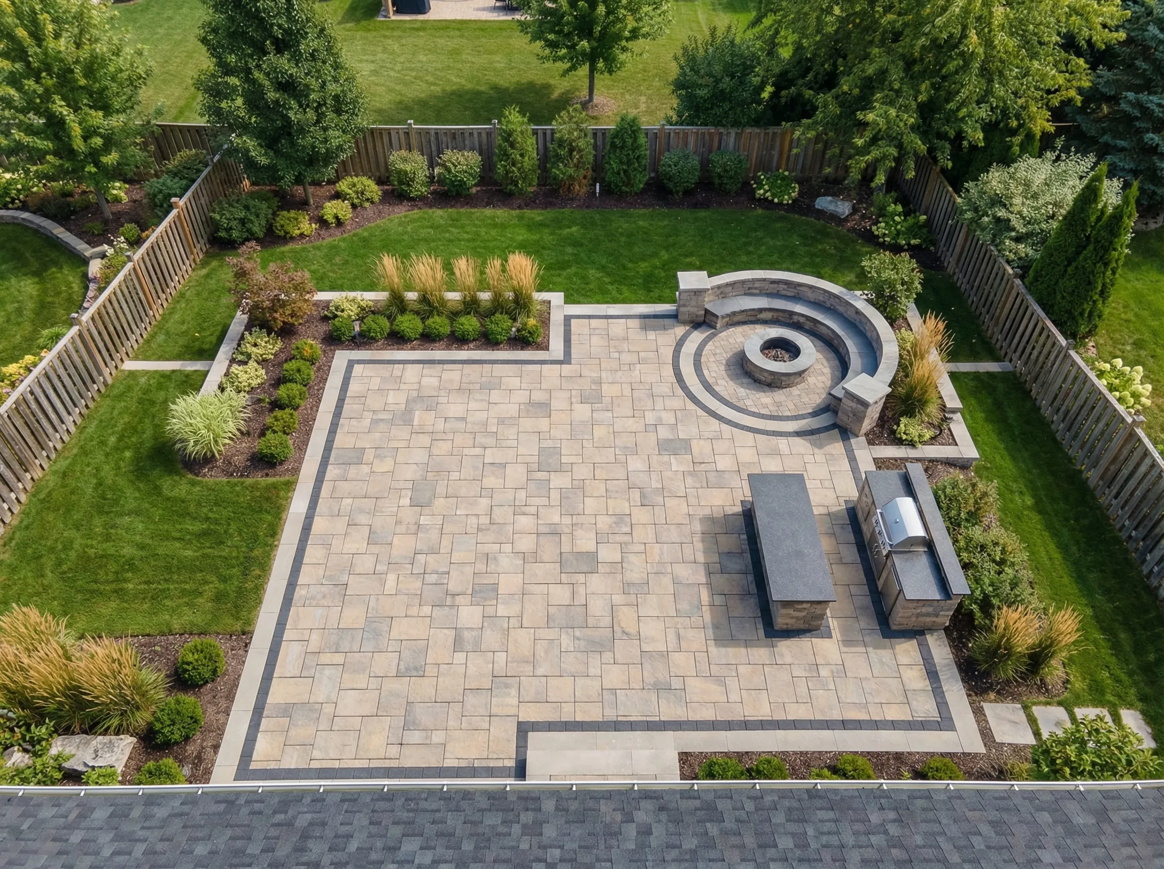 Paver Patios Built on Deep Bases in Ravenel SC